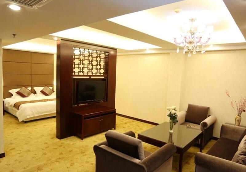 בית מלון כפרי Greentree Inn Shandong Rizhao Shanhaitian Holiday Resort Business