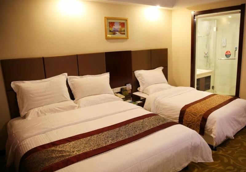 בית מלון כפרי Greentree Inn Shandong Rizhao Shanhaitian Holiday Resort Business