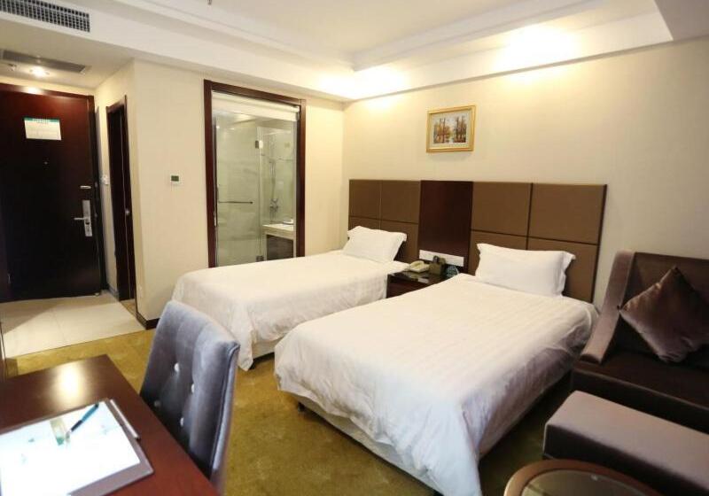 בית מלון כפרי Greentree Inn Shandong Rizhao Shanhaitian Holiday Resort Business