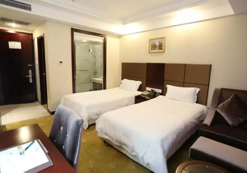 Hotelli Greentree Inn Shandong Rizhao Shanhaitian Holiday Resort Business