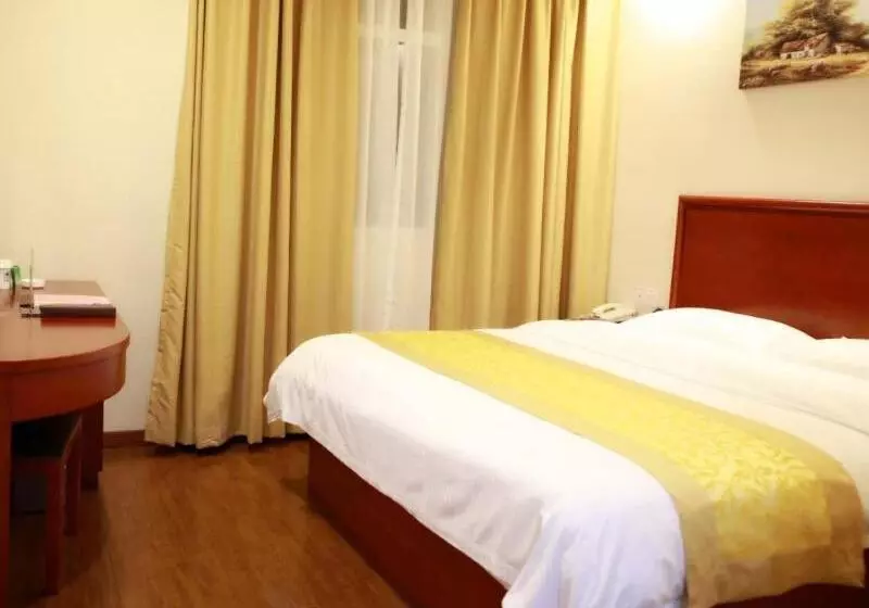 Hotelli Greentree Inn Shanghai Jiading District Jiangqiao Jinyun Road Metro Station Express