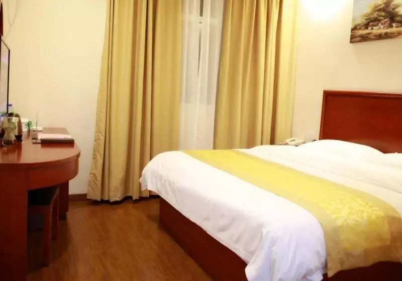 Hotelli Greentree Inn Shanghai Jiading District Jiangqiao Jinyun Road Metro Station Express