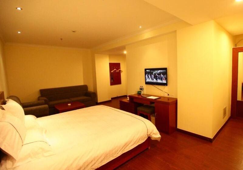 호텔 Greentree Inn Shanxi Taiyuan Tongluo Bay Business