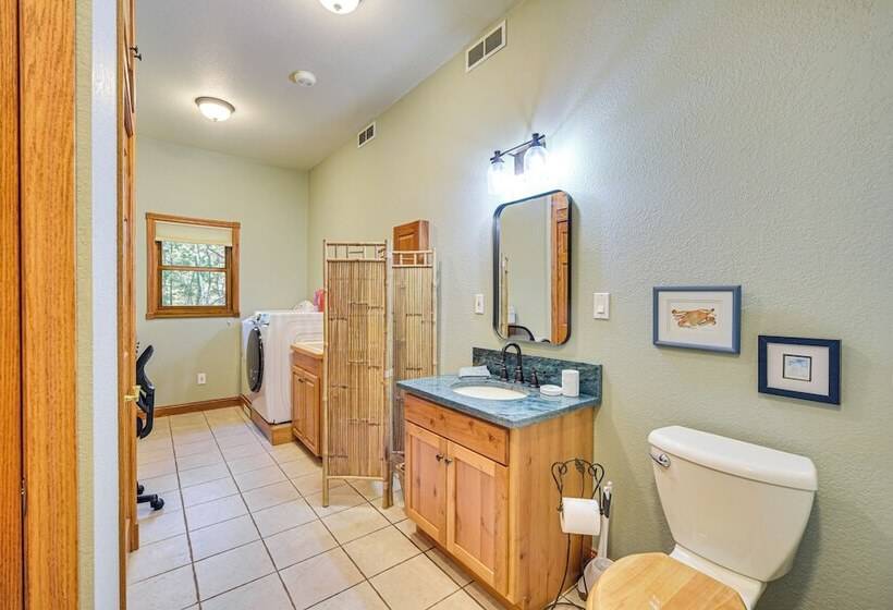 Birch Lake Home On Peninsula: Dock, Deck & Grill!