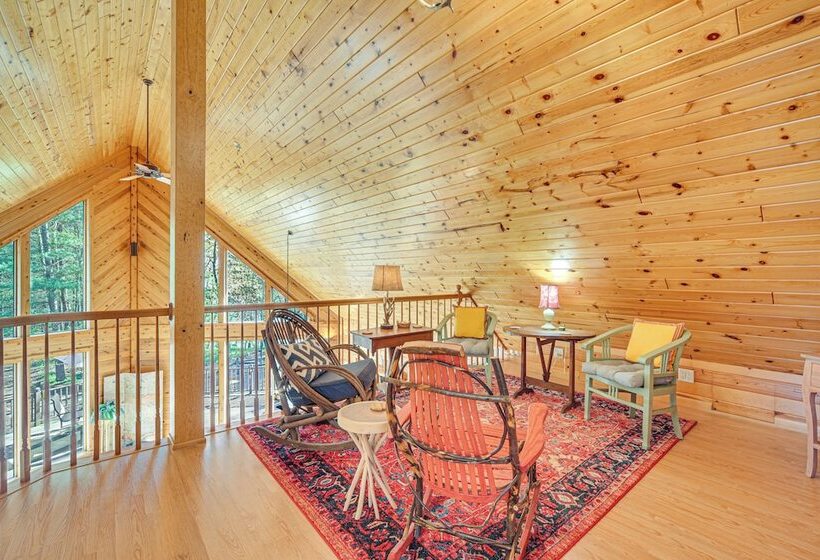 Birch Lake Home On Peninsula: Dock, Deck & Grill!