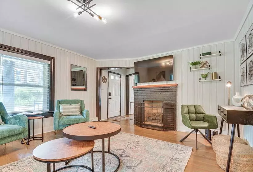 Chic Durham Home W/ Game Room: Walk To Downtown!