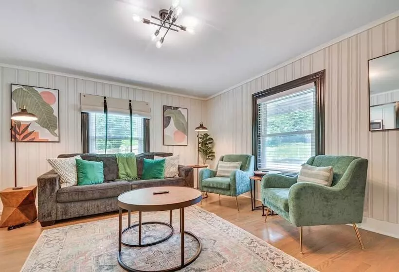 Chic Durham Home W/ Game Room: Walk To Downtown!