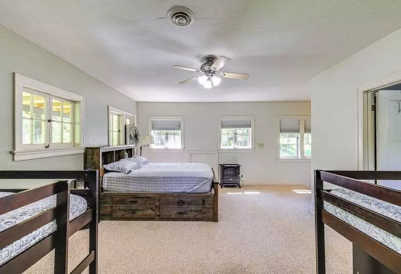 On Site River Access: Quiet Home In Wilseyville!