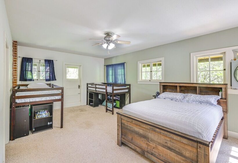 On Site River Access: Quiet Home In Wilseyville!