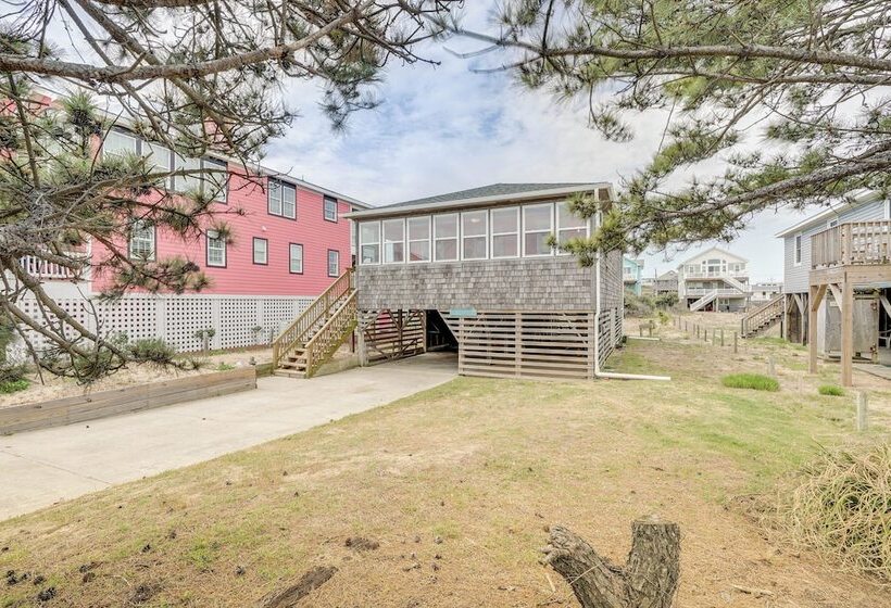 Updated Kitty Hawk Semi Oceanfront W/ Ocean Views