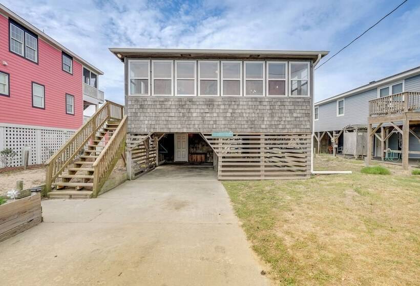 Updated Kitty Hawk Semi Oceanfront W/ Ocean Views