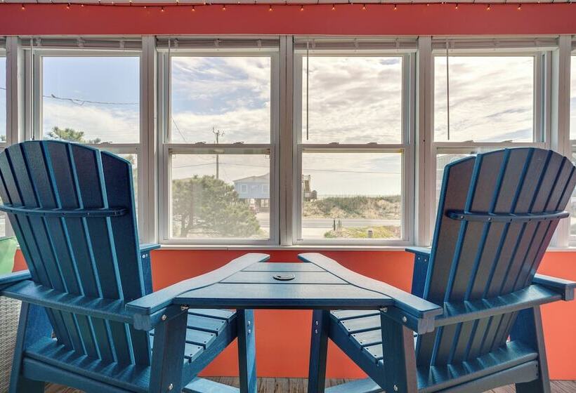 Updated Kitty Hawk Semi Oceanfront W/ Ocean Views