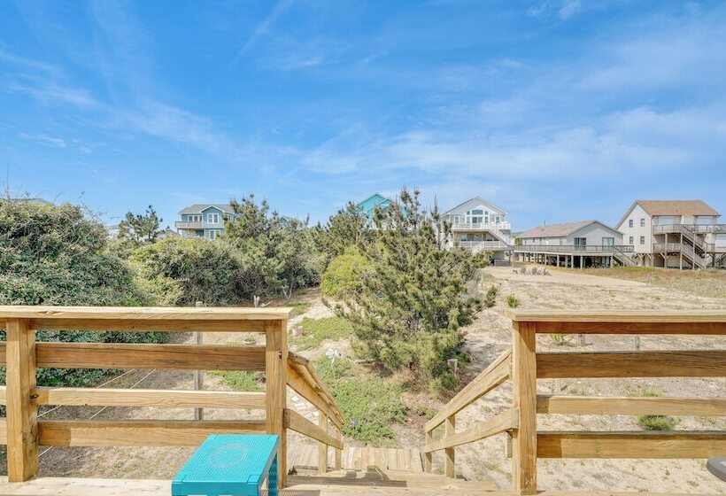 Updated Kitty Hawk Semi Oceanfront W/ Ocean Views