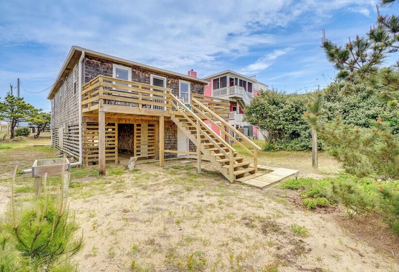 Updated Kitty Hawk Semi Oceanfront W/ Ocean Views