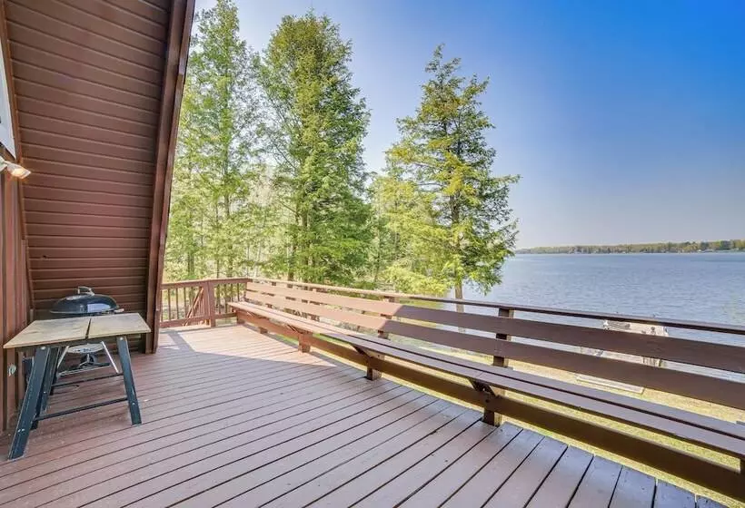 Upper Peninsula Lakefront A Frame Cabin W/ Dock