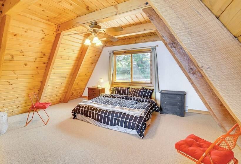 Upper Peninsula Lakefront A Frame Cabin W/ Dock