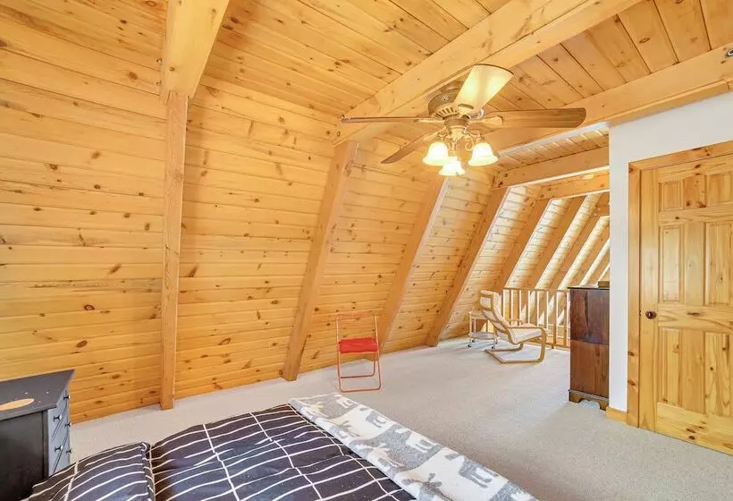 Upper Peninsula Lakefront A Frame Cabin W/ Dock