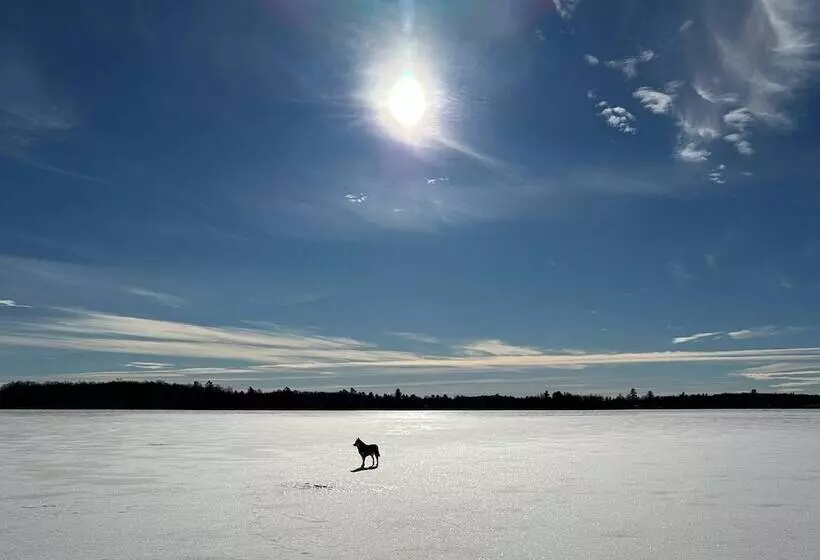Upper Peninsula Lakefront A Frame Cabin W/ Dock