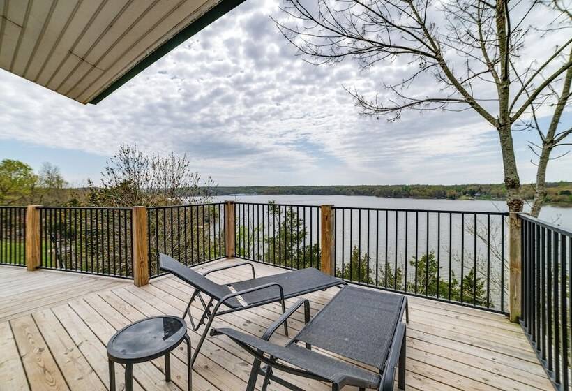 Deck W/ Lake Barkley Views: Spacious Family Home!