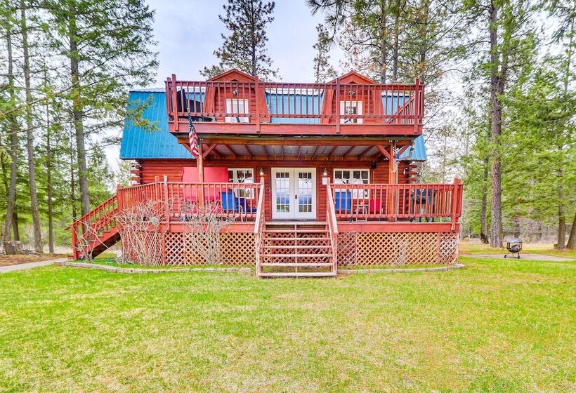Secluded Bigfork Cabin W/ Yard & Fire Pit!
