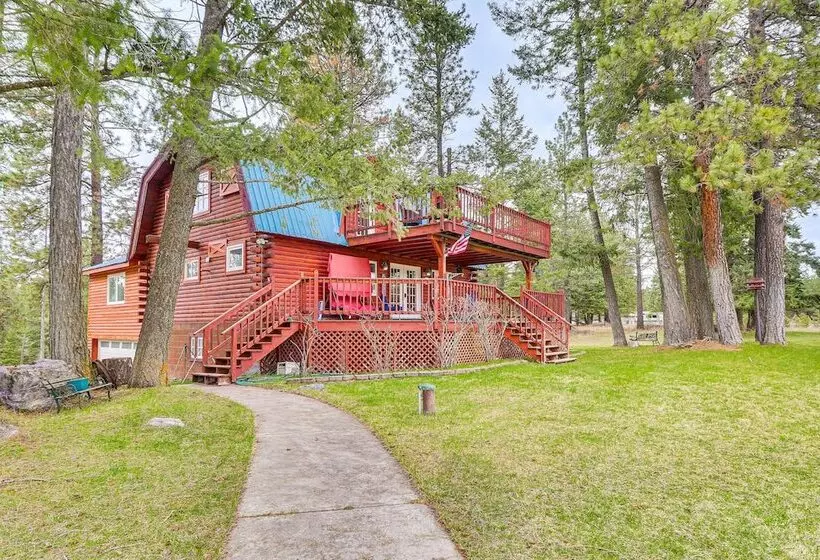 Secluded Bigfork Cabin W/ Yard & Fire Pit!