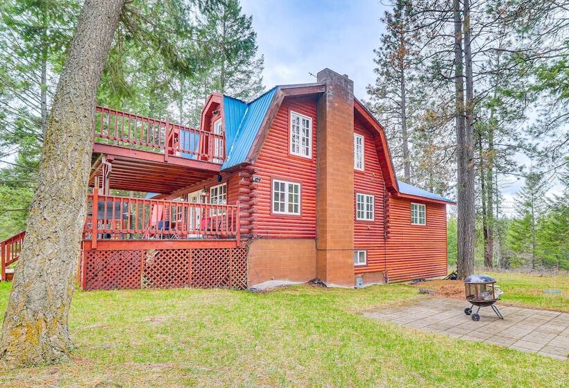 Secluded Bigfork Cabin W/ Yard & Fire Pit!