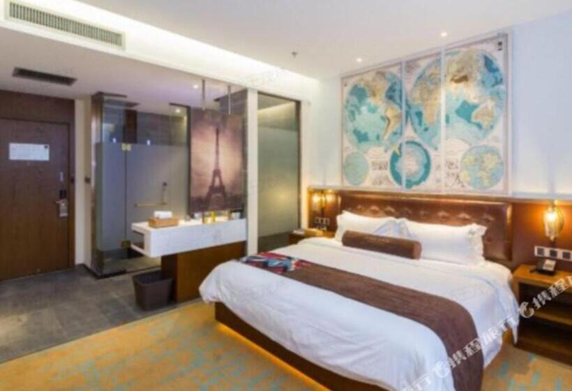 בית מלון כפרי James Joyce Coffetel Qingdao Oriental Cinema Chaoyangshan Metro Station