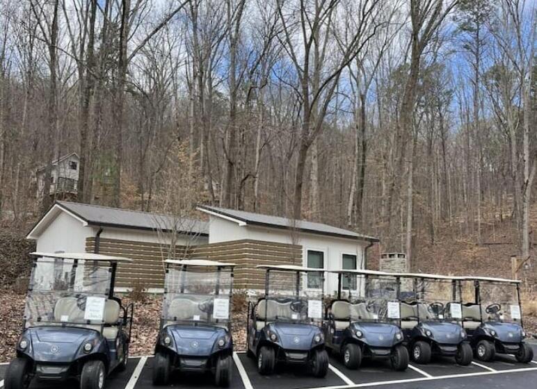 אתר נופש Pine Luxury Treehouse Near Lake Guntersville