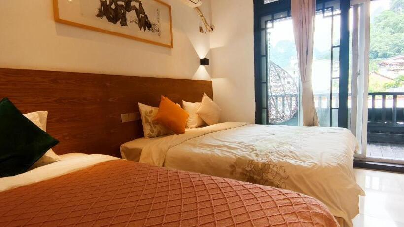 فندق صغير Yangshuo Xingping This Old Place Li River Inn