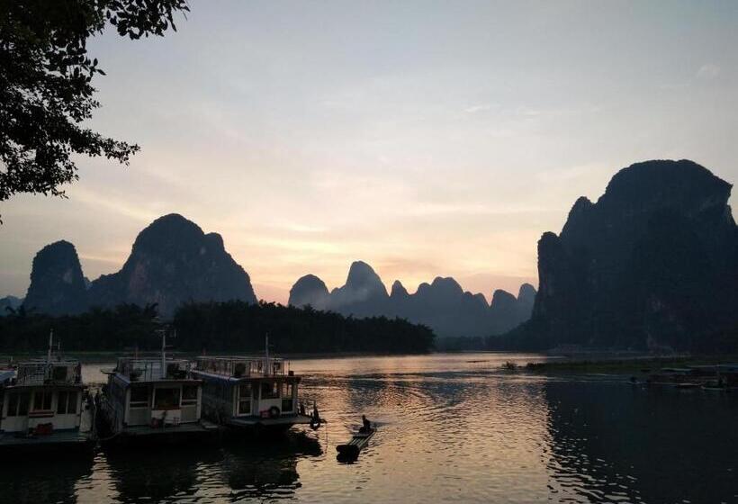 فندق صغير Yangshuo Xingping This Old Place Li River Inn