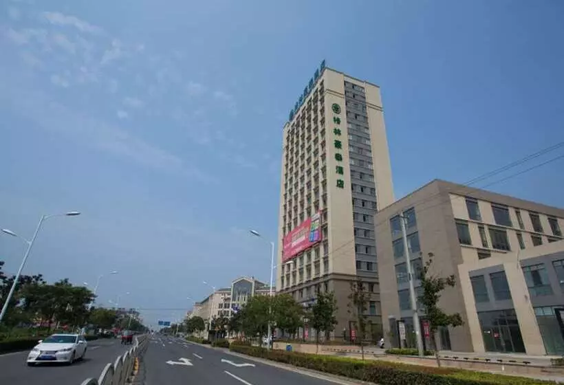 ホテル Greentree Inn Anhui Guangde Zhongyang Lecheng Business