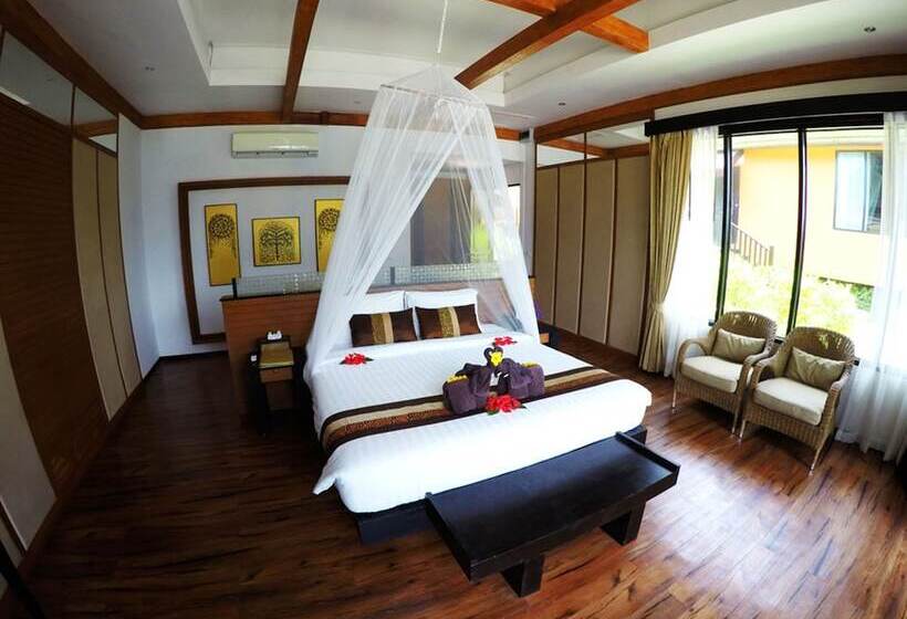 בית מלון כפרי Phi Phi Long Beach Bungalow