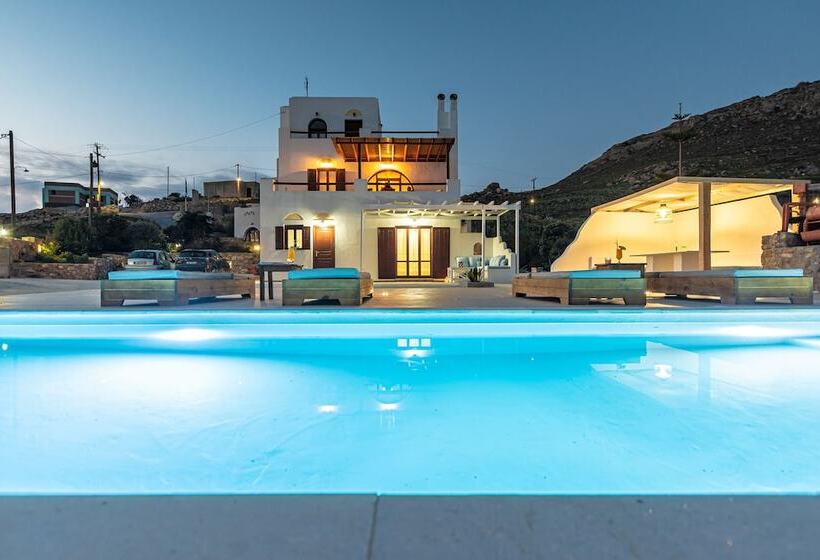 Villa Of Roses In Naxos Private Villa With Pool