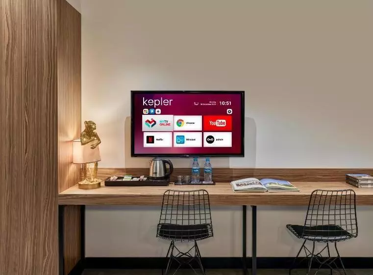 هتل کپسول Kepler Club Riga Airport Hotel   Landside Public Area