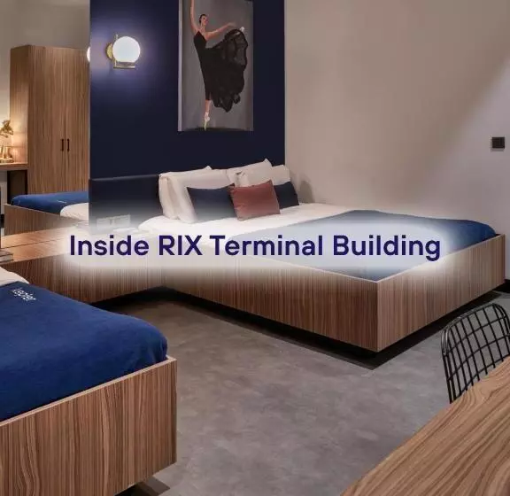 هتل کپسول Kepler Club Riga Airport Hotel   Landside Public Area