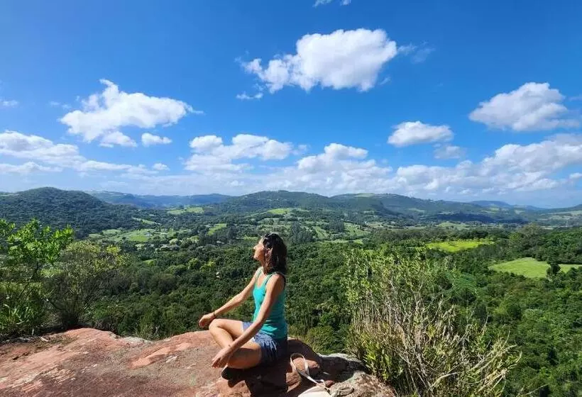 ホテル Sítio Pé Na Terra   Retiros E Hospedagens