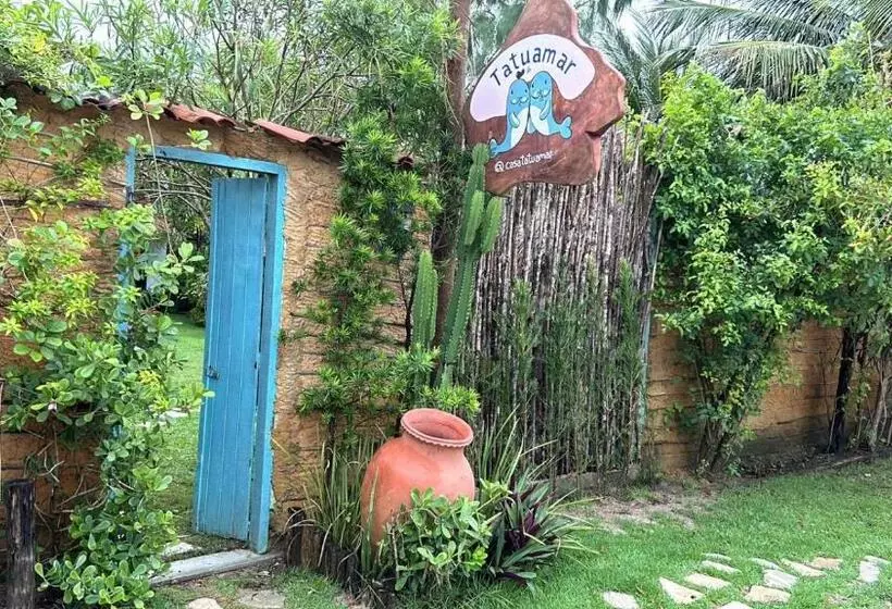 ユースホステル Pousada Casa Tatuamar 150 M Da Praia