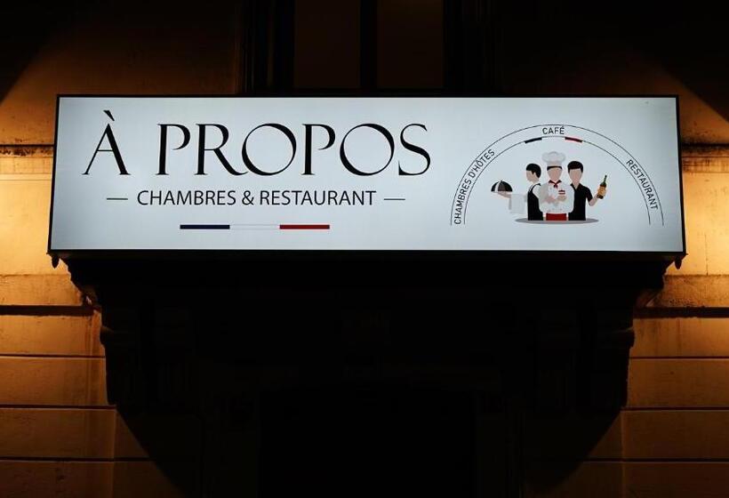 بنسيون A Propos  Suites Et Chambres