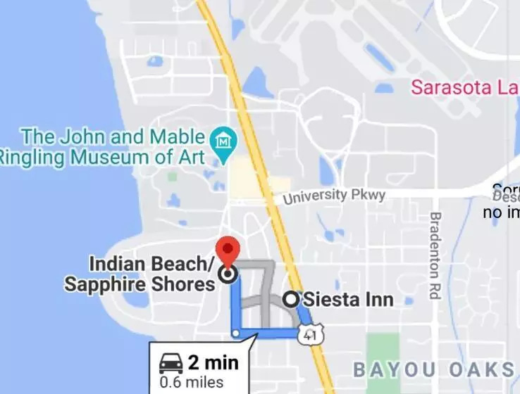 モーテル Siesta Inn Sarasota   Indian Beach