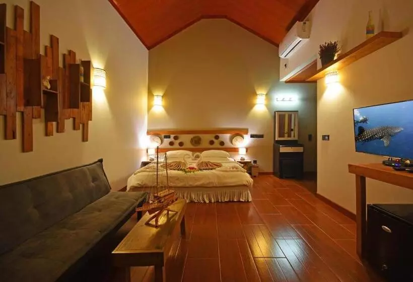 تختخواب و صبحانه Beach Villa Ukulhas