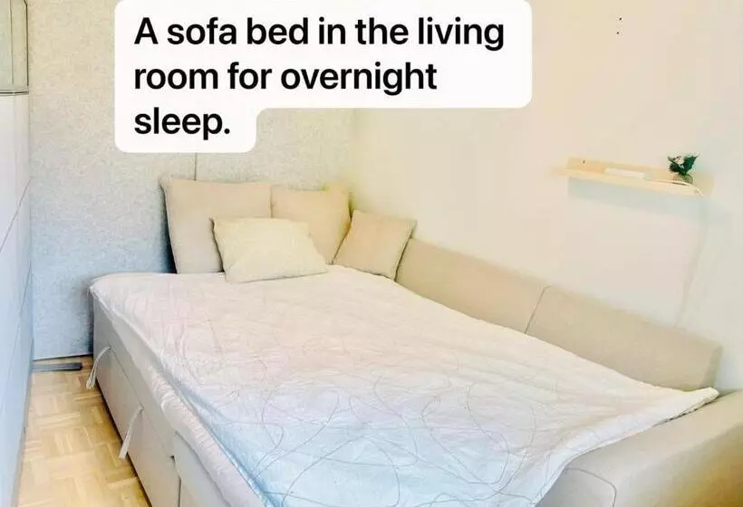 ペンション A Sofabed For Overnight Sleep Near Metro, Free Street Parking