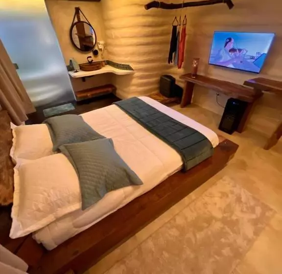 ペンション Solar Kaeté   Suíte Jardim De Banho Lençóis