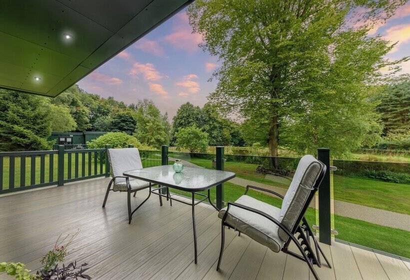 酒店 Secret Waterside Lodges In Worcestershire