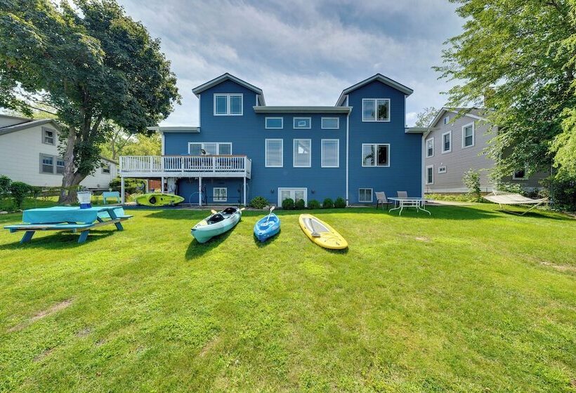 Waterfront Lake Como Home W/ Private Pier!