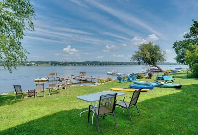 Waterfront Lake Como Home W/ Private Pier!