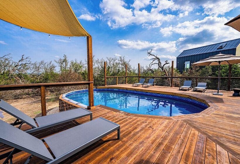 Otel Treehouse Fredericksburg Romantic Hottub Ev