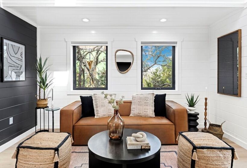 Otel Treehouse Fredericksburg Romantic Hottub Ev