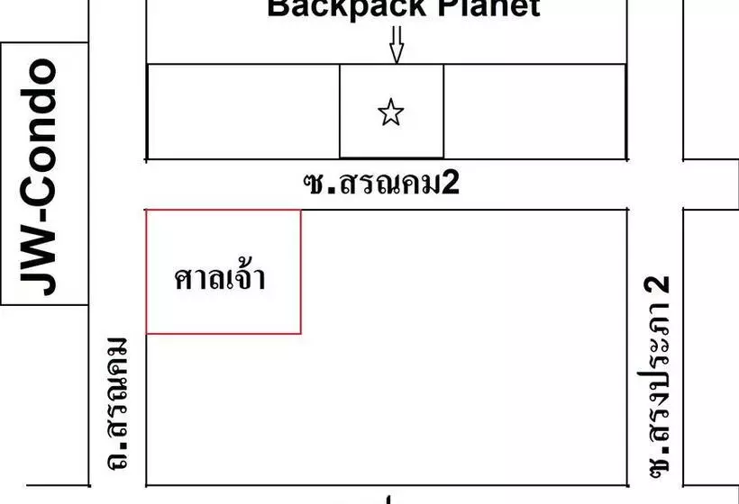 هاستل Backpack Planet