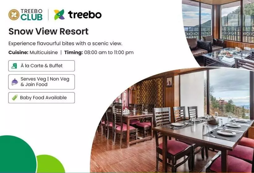 ホテル Treebo Snow View Resort Kufri With Mountain View