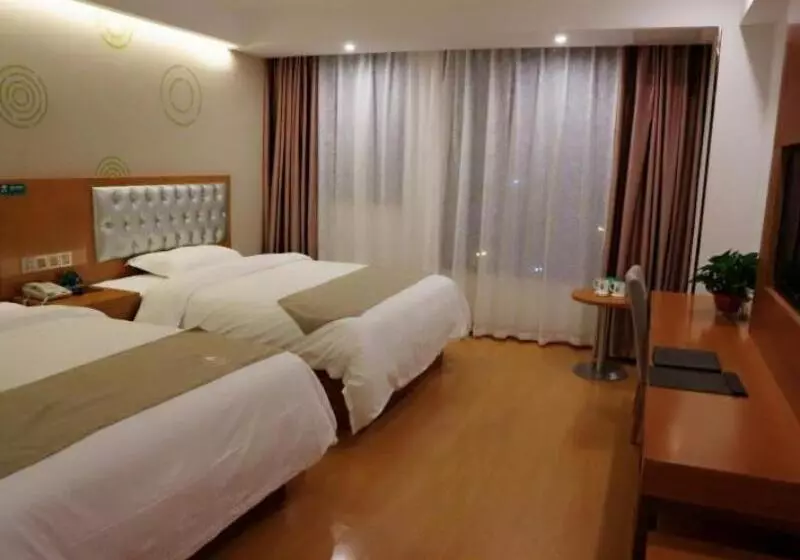 ホテル Greentree Inn Anhui Fuyang Yingzhou District Positive Base Capital Business